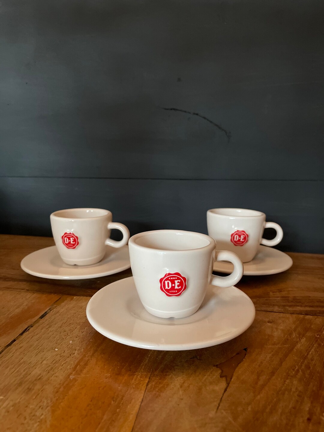 Douwe Egberts Espresso Cups Coffee Kitchen Mosa Design by Etsy