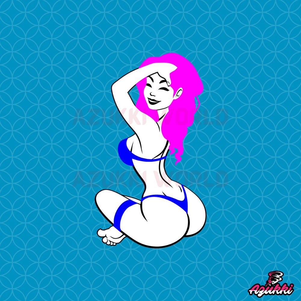 Sexy Girl SVG/PNG / Pretty Girl SVG / Cute Girl Graphics / Girl Illustration / Vector / Images / Sublimation / Cricut / Clipart / Designs