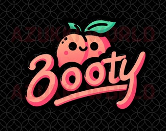 Perzik buit SVG/PNG/ontwerpen/grafisch/illustratie/vector/afbeeldingen/sublimatie/Cricut/clipart/kont SVG/cute Foodie/Peachy