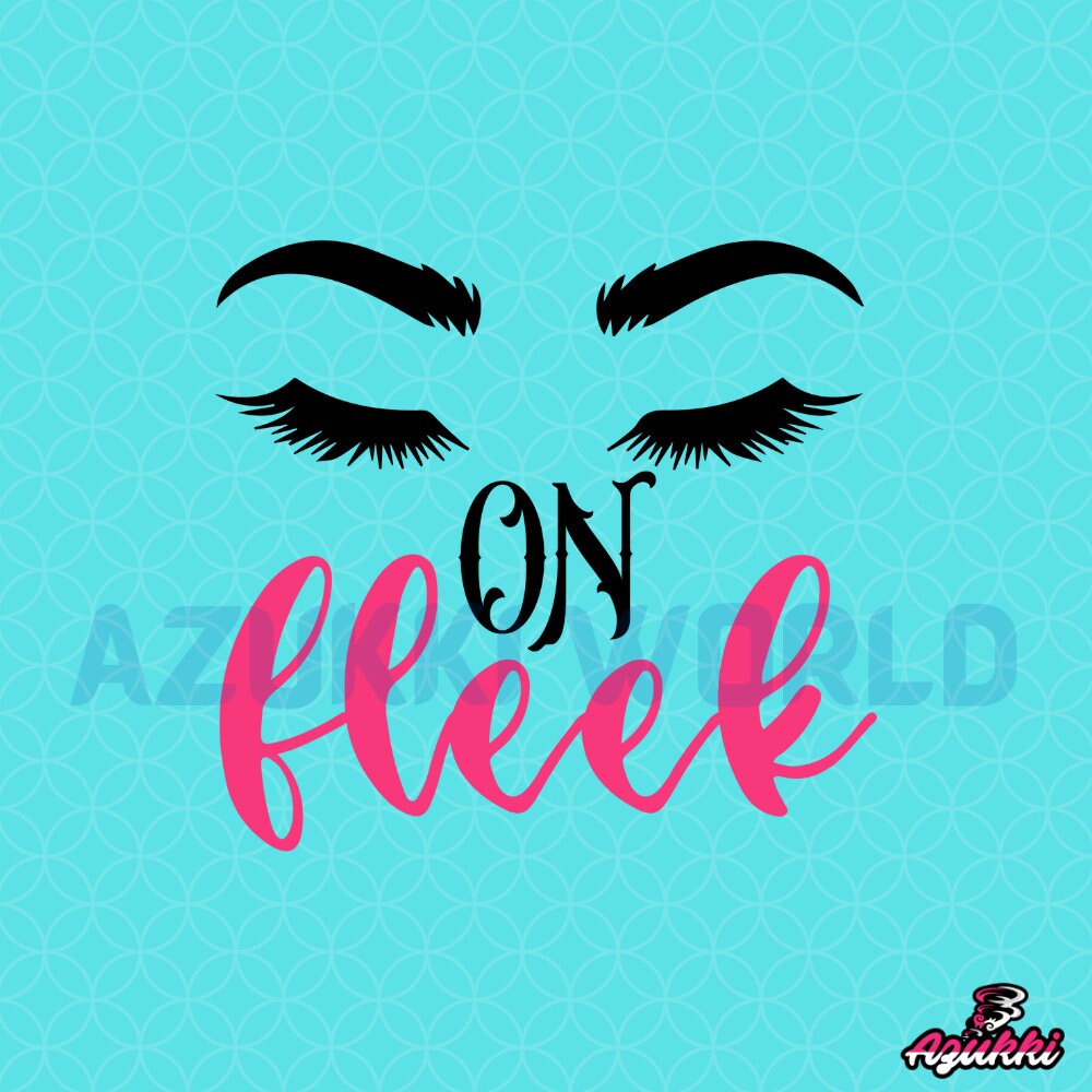 On Fleek SVG/PNG / Girl Designs / Girl Graphics / Girl Images For Stickers / T-shirts / Mugs / Decor / Sublimation / Cricut / Clipart / Love
