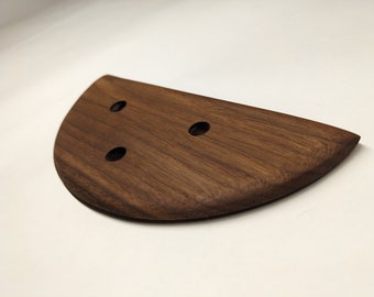 Handmade Walnut Pottery Rib, Shaping Tool