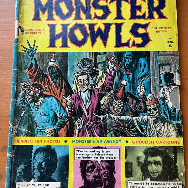 Monster Howls: New Super-Screaming, Laugh Riot "Laughs in a horror vein"