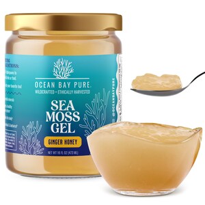 Wildcrafted Sea Moss Gel! Top Seller-Ginger Honey!