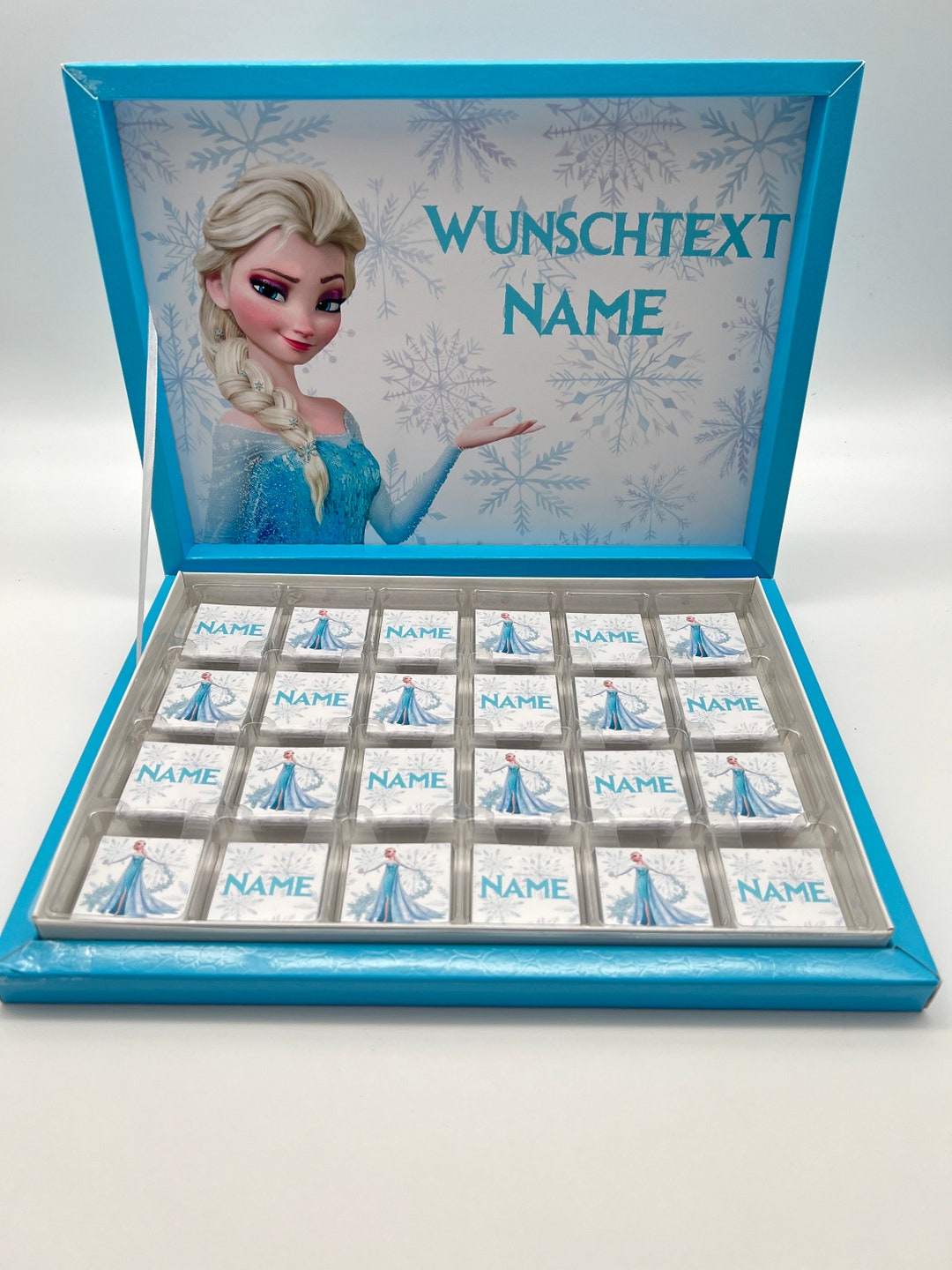 Schultütenschleife Eiskönigin Personalisiert - Mit Anstecker Für Frozen Zuckertüten