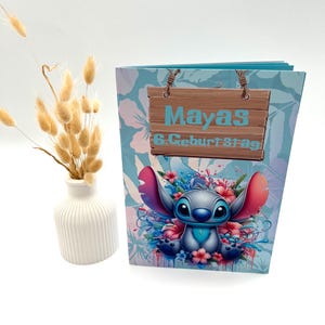 Folleto personalizado para colorear y rompecabezas regalos de cumpleaños para niños favorece el jardín de infantes Stitch