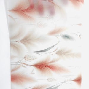 Transparentpapier Transparenz Bastelpapier 10 Blatt  Grußkarten Herstellung Pampas Gras und Eukalyptus