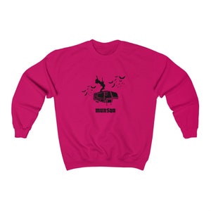 Eddie Munson Crewneck Sweatshirt Guitar Sweatshirt Bat Sweatshirt ST 4 Vintage Fandom Gift TV Series Gift Crewneck Sweatshirt Eddie Gift Heliconia