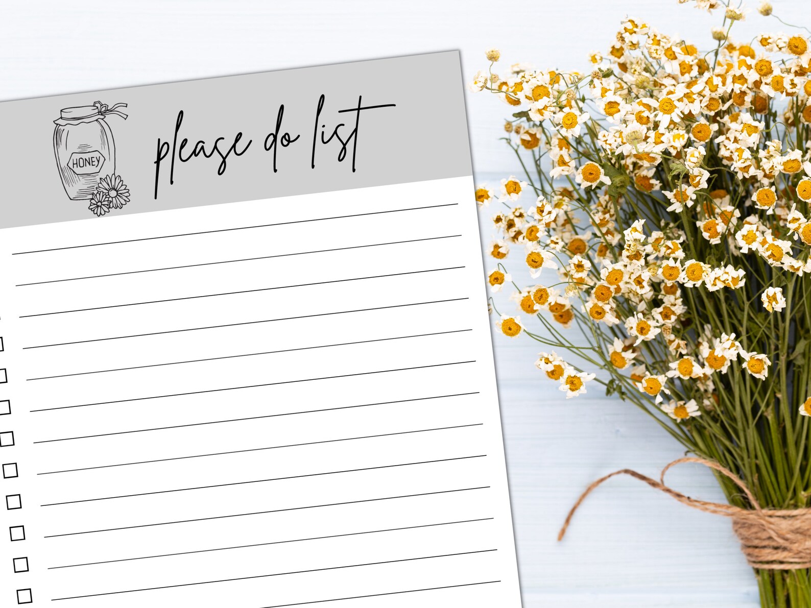 Honey Do List to Do List Printable Digital Download PDF Etsy