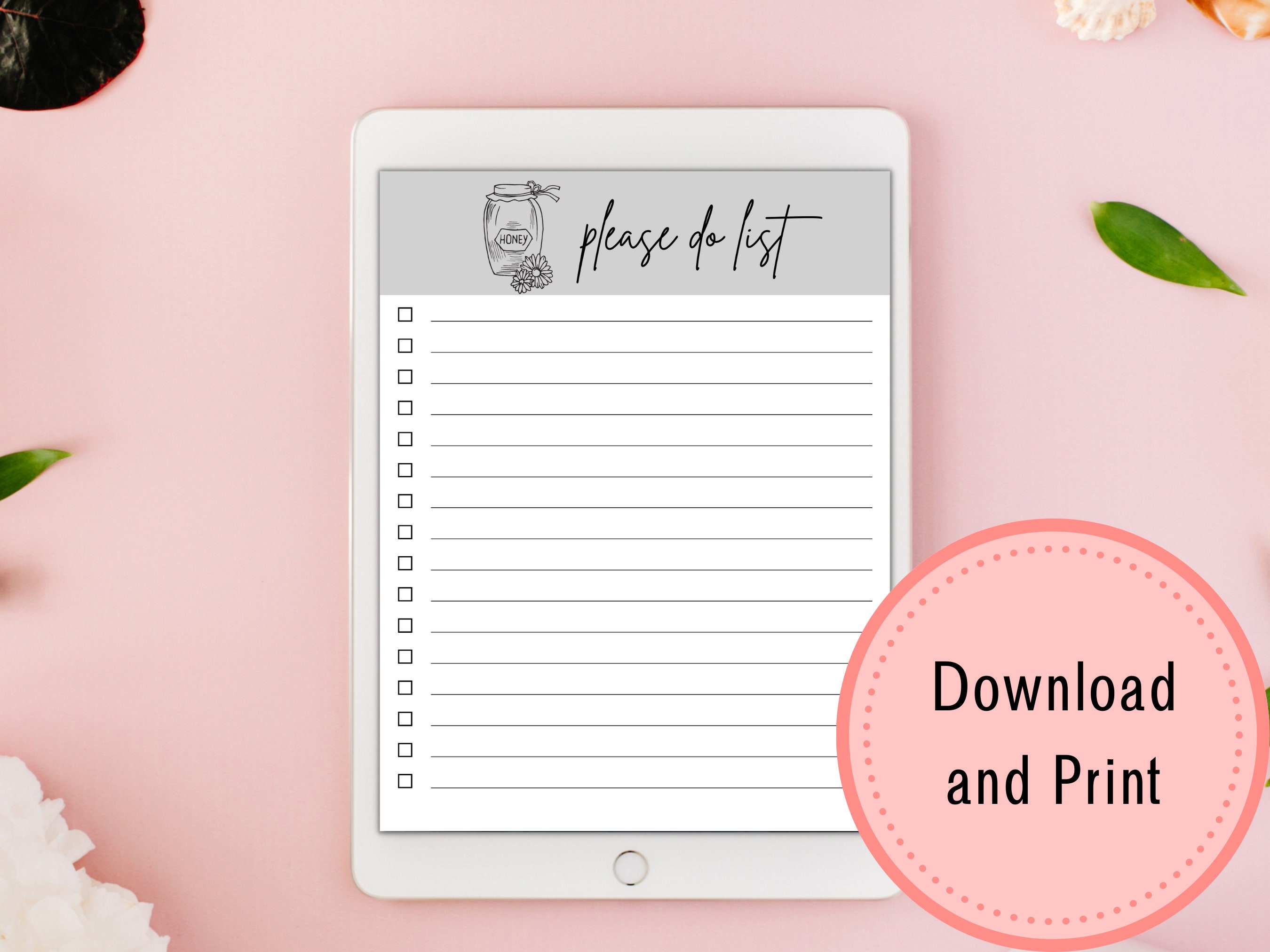 Honey Do List to Do List Printable Digital Download PDF - Etsy