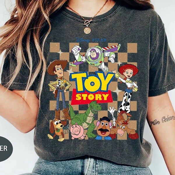 Comfort Color Vintage Toy Story Shirt, Disney Pixar Toy Story Shirt, Toy Story Characters Shirt, Disneyworld Shirt, Disneyland Trip Shirt