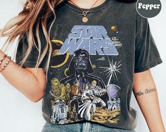 Comfort Color Vintage Disney Star Wars Shirt, Star Wars Shirt, Star Wars A New Hope Faded, Disneyworld Shirt, Disneyland Trip Shirt