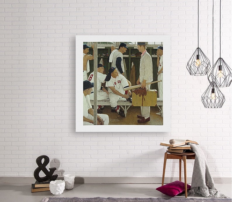 Norman Rockwell /the Rookie/canvas Print/art/home - Etsy