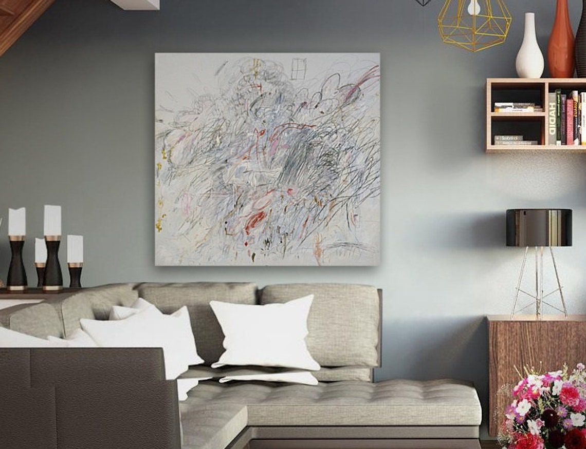 Cy Twombly/ Leda and the Swan/canvas Print/art/home Etsy