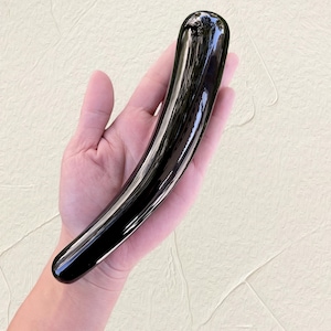 Black Obsidian Crystal SPA Wand, Crystal Healing Wand | Premium Face & Back Massage Tool | Luxurious Healing Gift