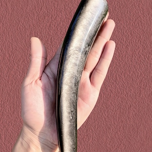 Natural Silver Obsidian Massage Wand | Crystal Healing Wand, Crystal SPA Wand | Premium Face & Back Massage Tool | Luxurious Healing Gift