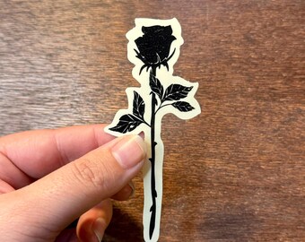 By Rose 4 inch Glossy Vinyl Sticker