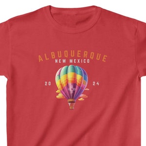 Kids New Mexico Balloon Shirt, Albuquerque New Mexico Kids Shirt, Albuquerque Balloon Festival Shirt, Hot Air Balloon Shirt, Balloon Gift