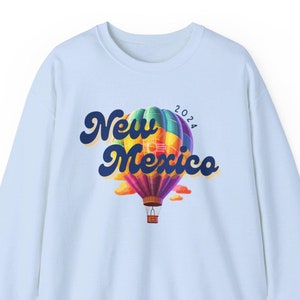 New Mexico Balloon Sweatshirt, Mom and Daughter Sweatshirts, New Mexico Sweatshirt, Hot Air Balloon Shirt, Albuquerque Balloon Festival
