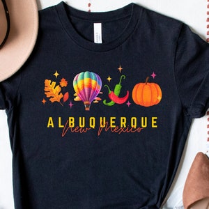 New Mexico Shirt, Albuquerque Balloon Shirt, Hot Air Balloon Festival Shirt, Albuquerque New Mexico, Fall Shirt for Women, Hot Air Balloons