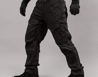 Tactical pants "SHTORM" Black (Canvas)