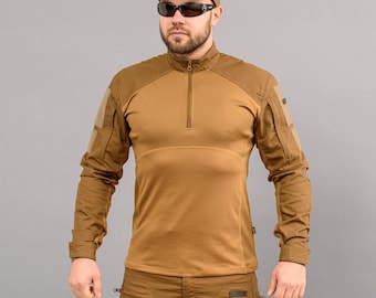 Camisa de combate UBACS "ANTITERROR II" Coyote (Rip-Stop + CoolPass)
