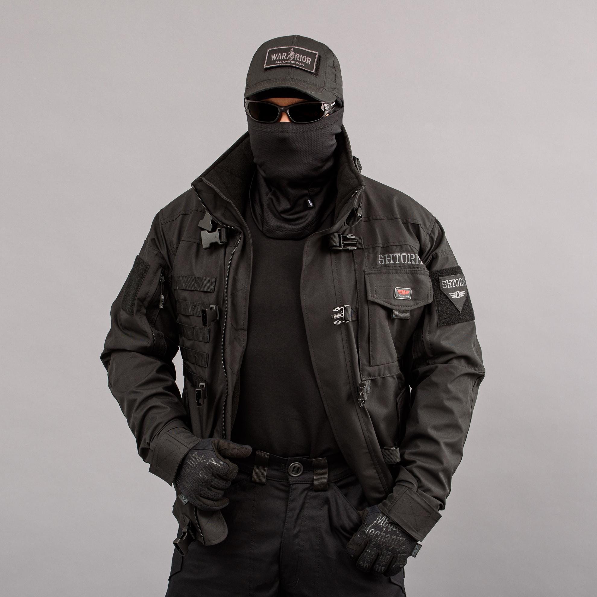 Sublations GARMENT DYED TACTICAL JACKET sublations slant zip