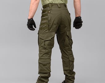 Pantalón táctico "SHTORM" color oliva (vaqueros)