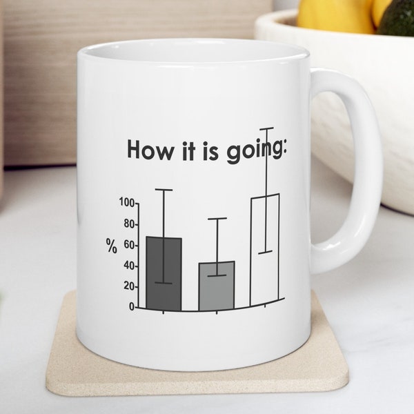 Statistik Tasse Geschenk (Chemie, Biochemie, Biology)