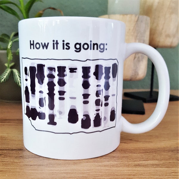 Mug Western Blot (Cadeau scientifique Chimie/Biologie)