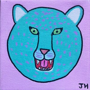 Leopard Painting Print