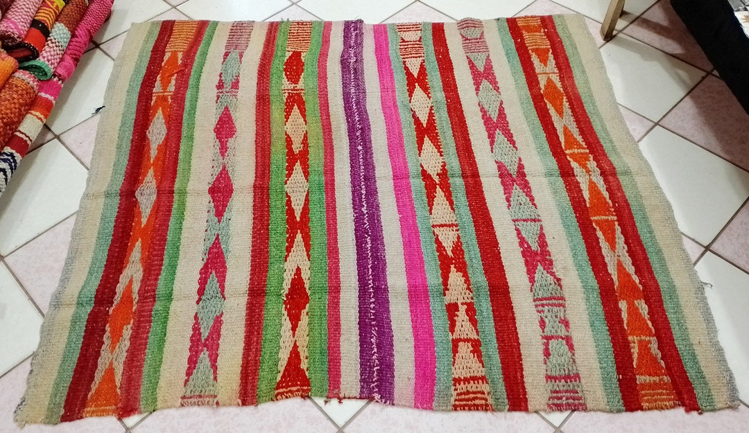 Beautiful, Hand-woven Wool Carpet in Natural Colors From the Sacred ...