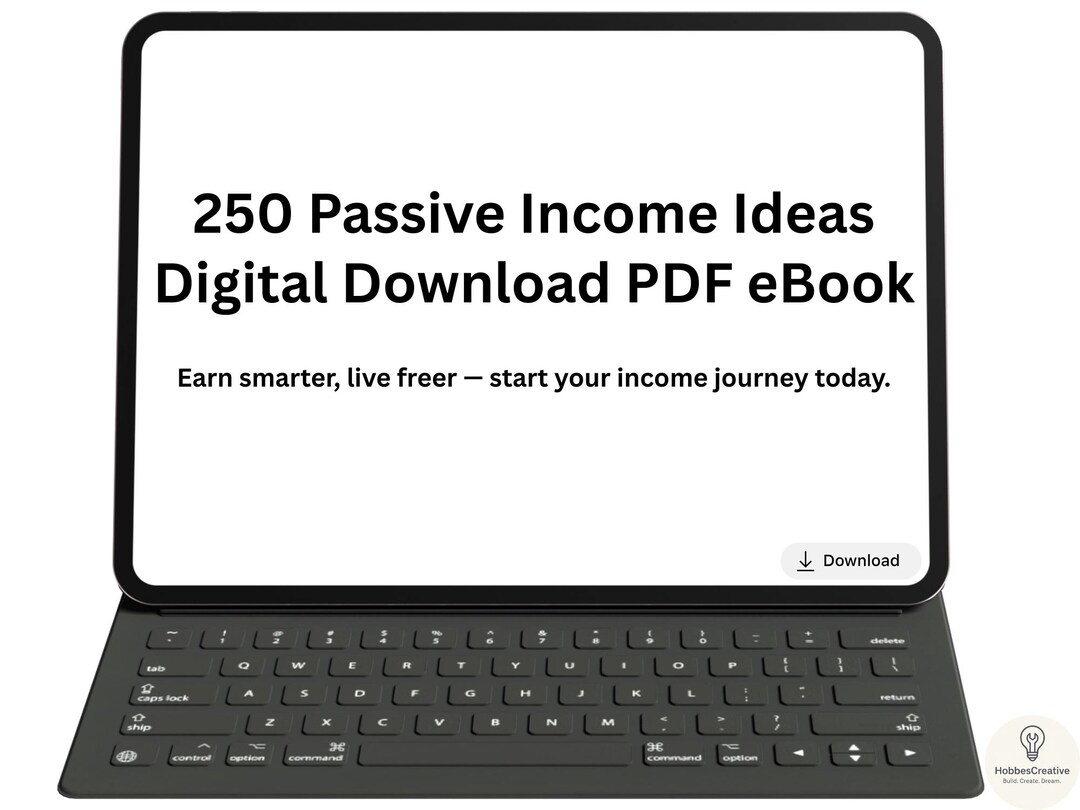 200+ Passive Income Ideas Guide, Side Hustle Ebook– Digital PDF ...