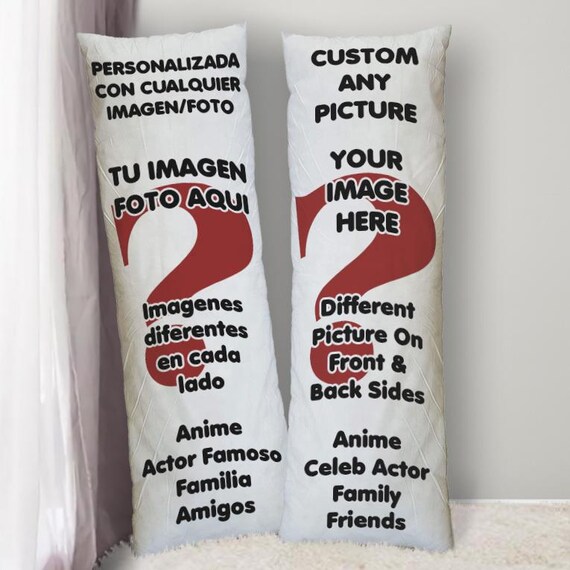 Custom Dakimakura, Personalized Body Pillow Case, Anime, Famous Actor, Custom Photo Gift