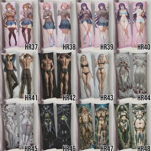Dakimakura Cover Body Pillowcase – Part 4 – Anime Horror VideoGame Terror Alien Vamp image 5