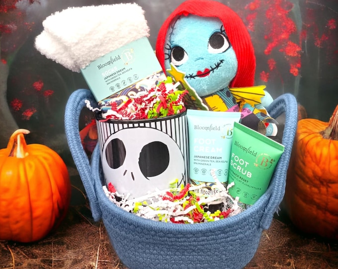 Nightmare Before Christmas Gift Basket, Birthday Gift Basket for Her
