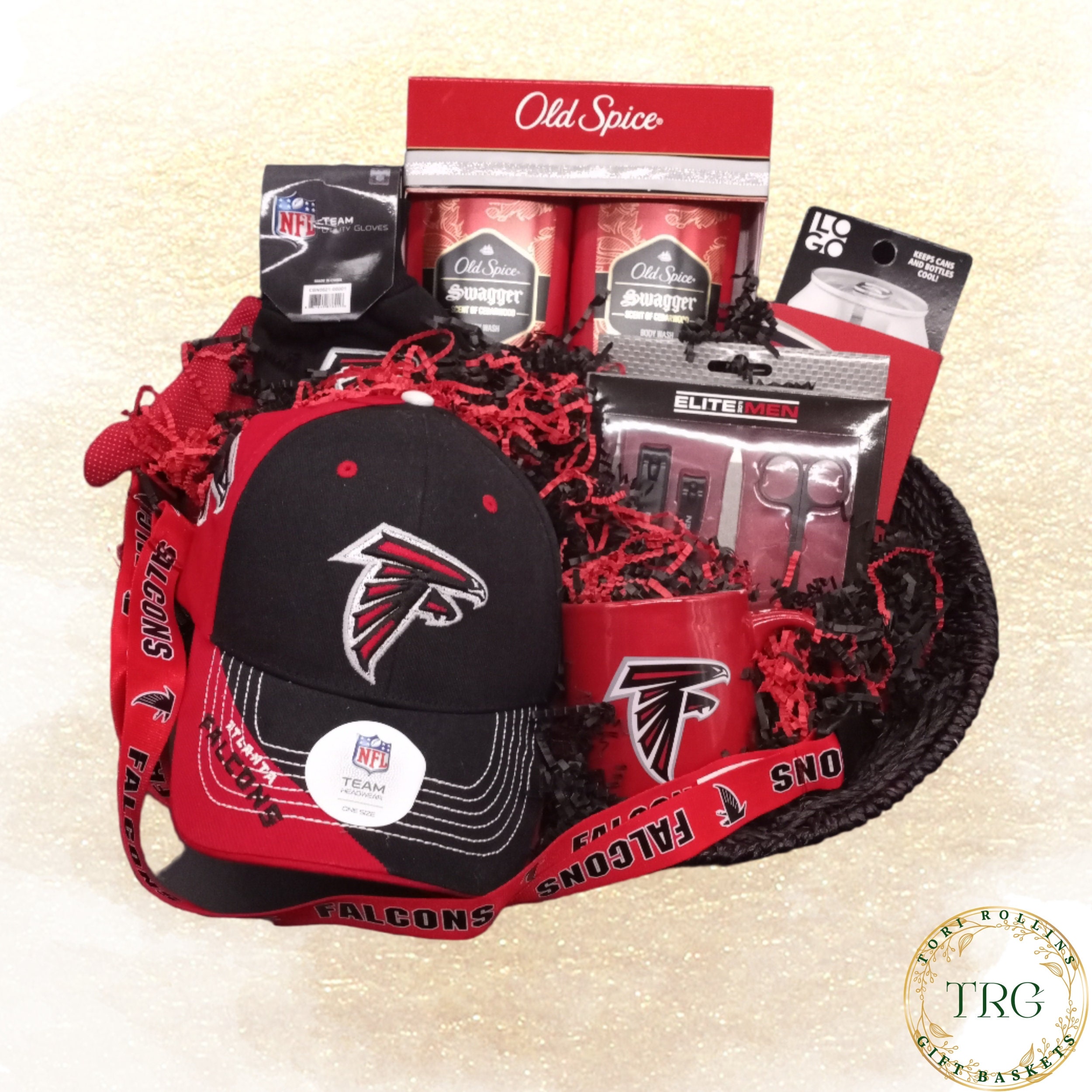 Atlanta Falconsthemed Gift Basket Gifts for Men Self Care Etsy