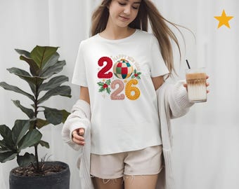 Happy New Year 2026 Disco Ball 2026 Tee | Holiday New Year Shirt
