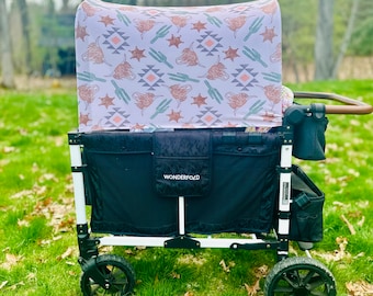 PRONTO per la spedizione Wonderfold W4/Joymor 4- Western Boho Full Canopy UVP 50+