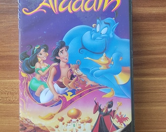 Disney Black Diamond Classic Movie: Aladdin in zeldzame zwarte Clamshell Case