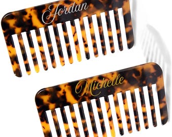 Custom Tortoise Comb | Bridesmaid Gifts | Personalized Wedding Gifts