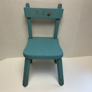 Vintage Wooden Doll Chair