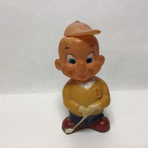 Vintage ALPS Japan Wind- Up Golf Bobblehead Toy