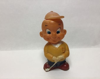 Vintage ALPS Giappone Wind- Up Golf Bobblehead Giocattolo