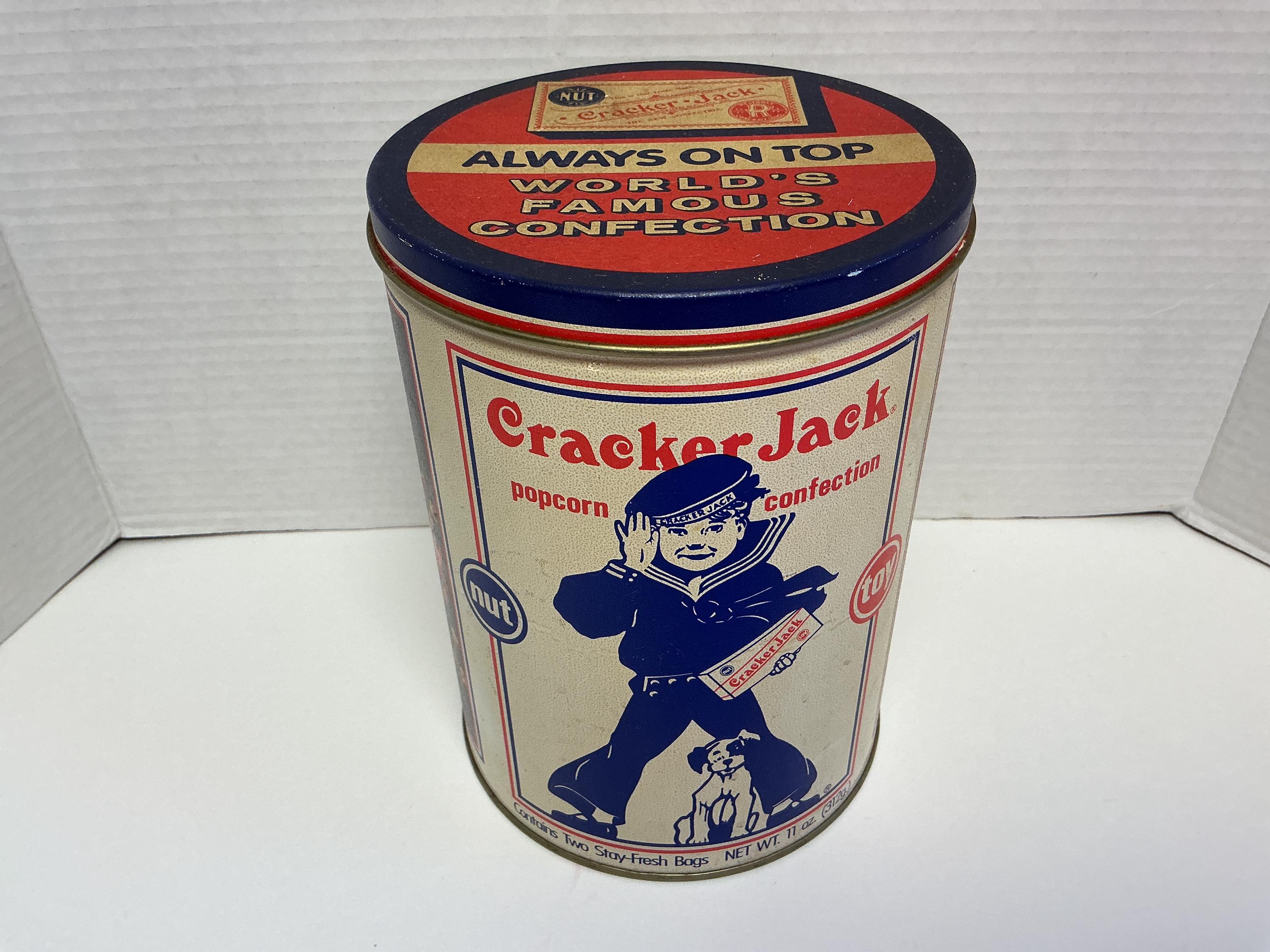 アンティーク缶 ヴィンテージ缶 大サイズ② Cracker Jack Vintage 1992 