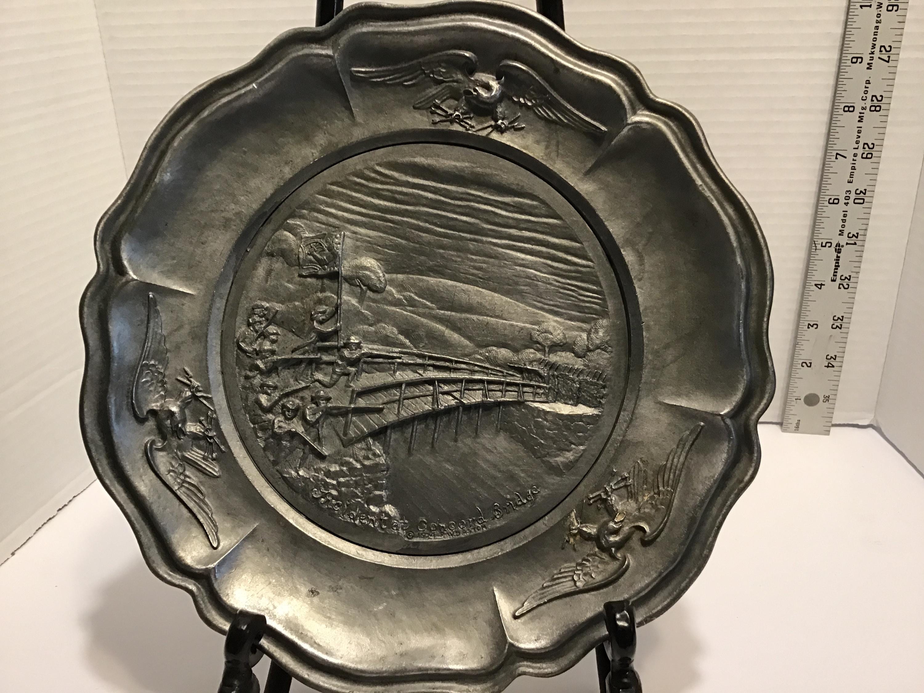 Worcester Pewter Limited Edition Plate- Birth of a Nation- 1974