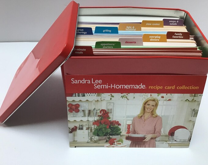 Sandra Lee- Semi- Homemade Recipe Card Collection 1st Edition - Etsy