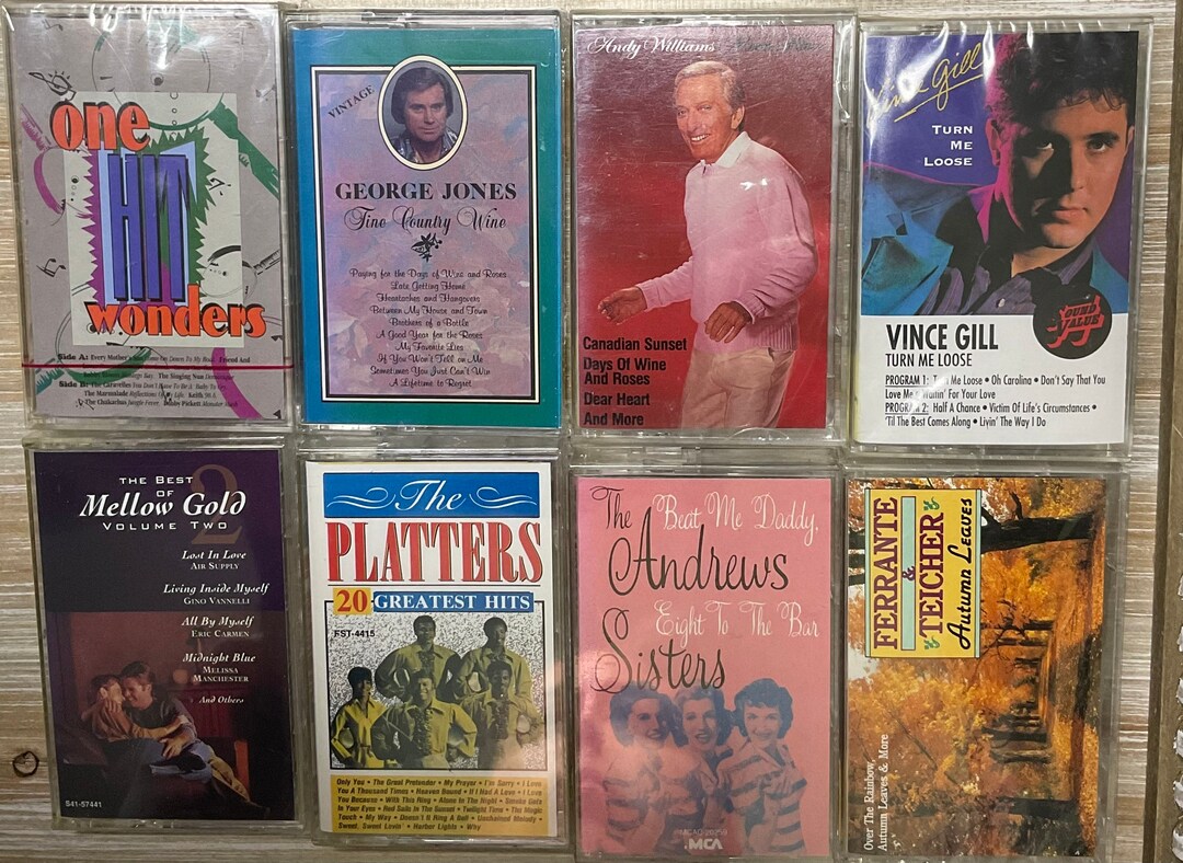 Vintage Cassette Tapes Sealednewclassic Cassette Tapes Etsy