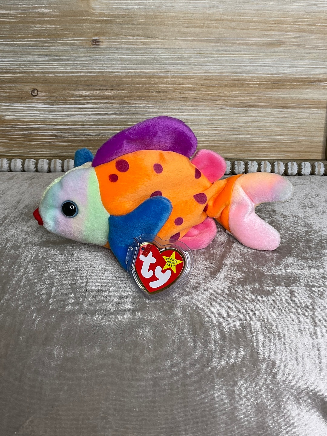 Ty lips the Fish Beanie Baby Vintage Rare and Retired Etsy