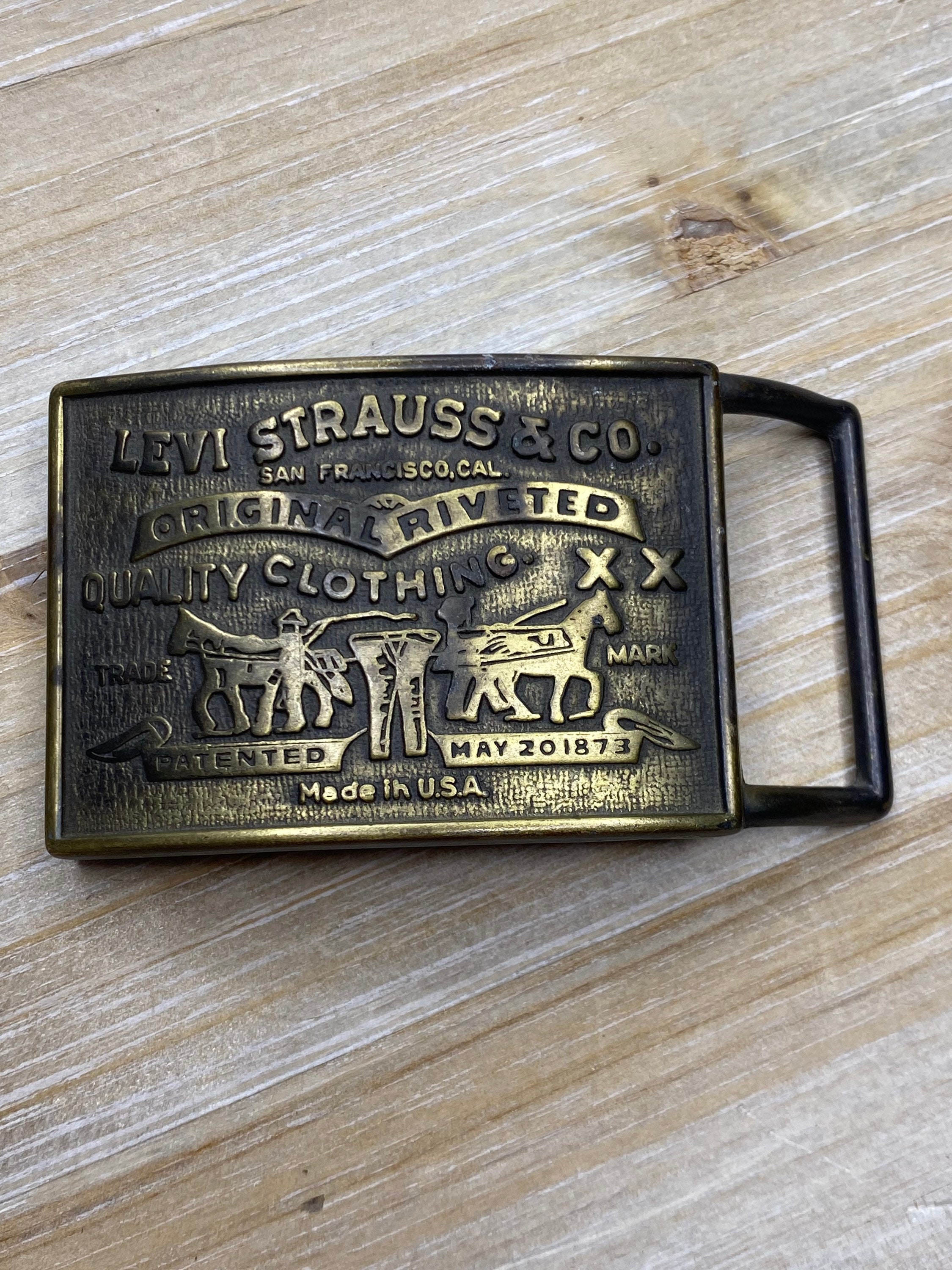 Belt Buckles Levi Strauss & Co Vintage Quality San Francisco - Etsy