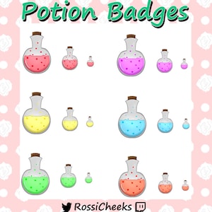 Potion Badges | [Twitch] | Sub Badges | Bit Badges